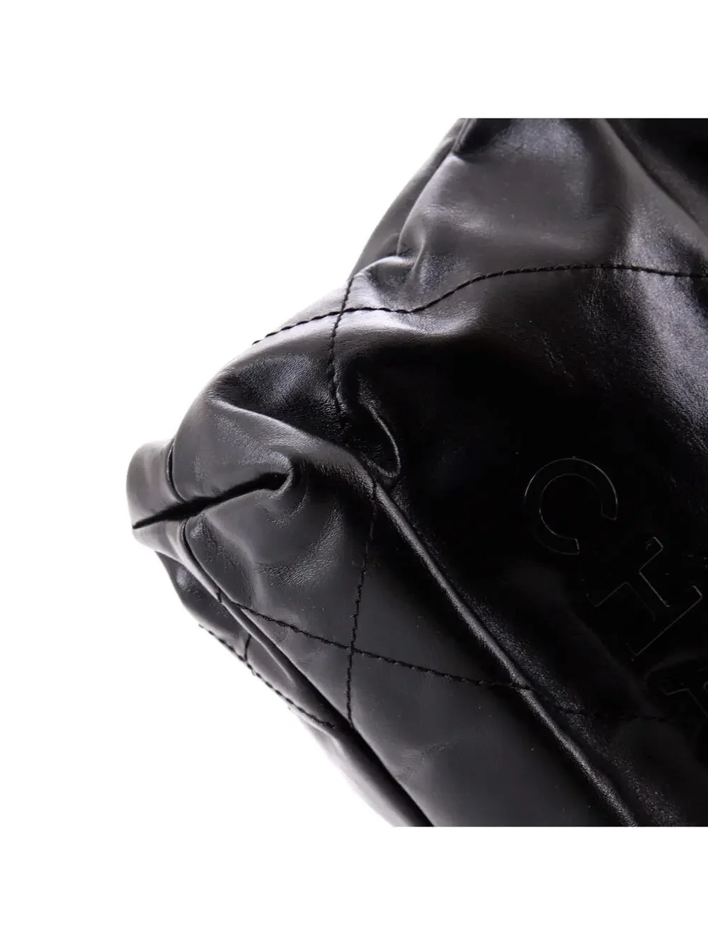 Chanel So Black 22 Chain Hobo Quilted #290800C48B